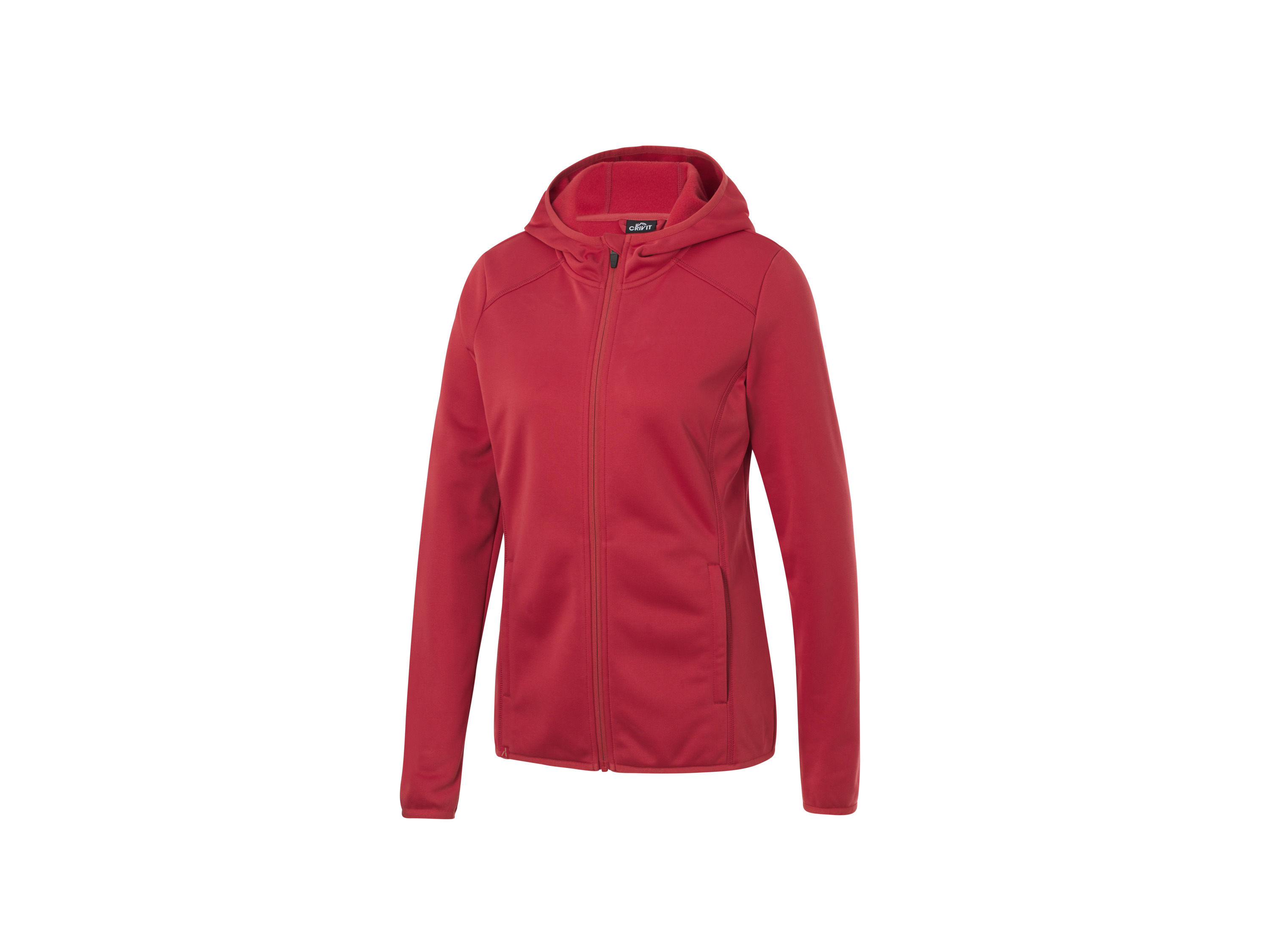 CRIVIT Damen Funktionsjacke Thermo Outdoor (Rot, M(40/42))““ | schwarz Muster: – Detail: seitliche Reißverschlusstaschen Funktion: wasserabweisend Schnitt: – Kragenform: – Kapuze: ja Material: Polyester recycelt Pflegehinweis: waschen bei max. 40 °C Pflegeleicht nicht bleichen schonende Trocknung im Wäschetrockner bei max. 60 °C nicht bügeln nicht trockenreinigen Größe: Xs32/34 – L44/46 Meine Lidl-Größe – so einfach gehts Einfach den Lidl-Größenrechner besuchen. Für deine Personengruppe und Produktgruppe die gemessenen Körpermaße eintragen und dann den Berechnen-Button betätigen. Schon wird dir deine Größe angezeigt. Oeko-Tex® Standard 100 Geprüft auf Schadstoffe Zertifizierungsnummer: Sh020 223423 Testex Standard 100 by Oeko-Tex® ist die weltweit bekannteste, unabhängige Zertifizierung schadstoffgeprüfter Textil- und Lederprodukte aller Art – vom Garn und den Stoffen bis hin zum gebrauchsfertigen Artikel. Das Label bestätigt