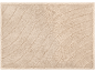 Beige Badematte mit strukturiertem Wellenstreifenmuster