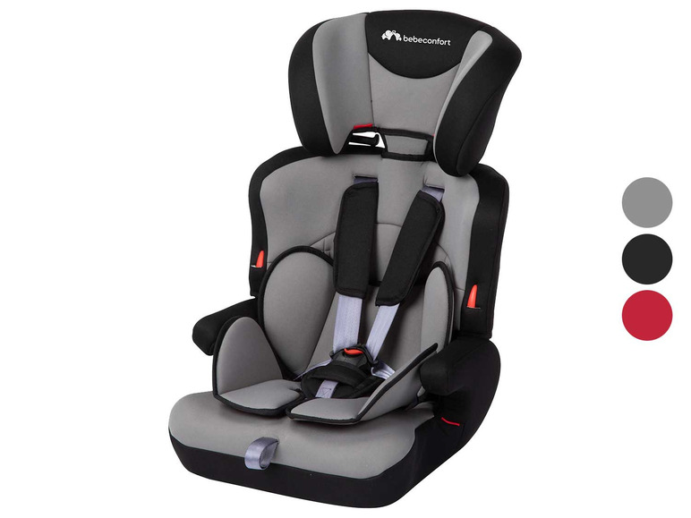 Ein grauer Autositz von BeSafe.