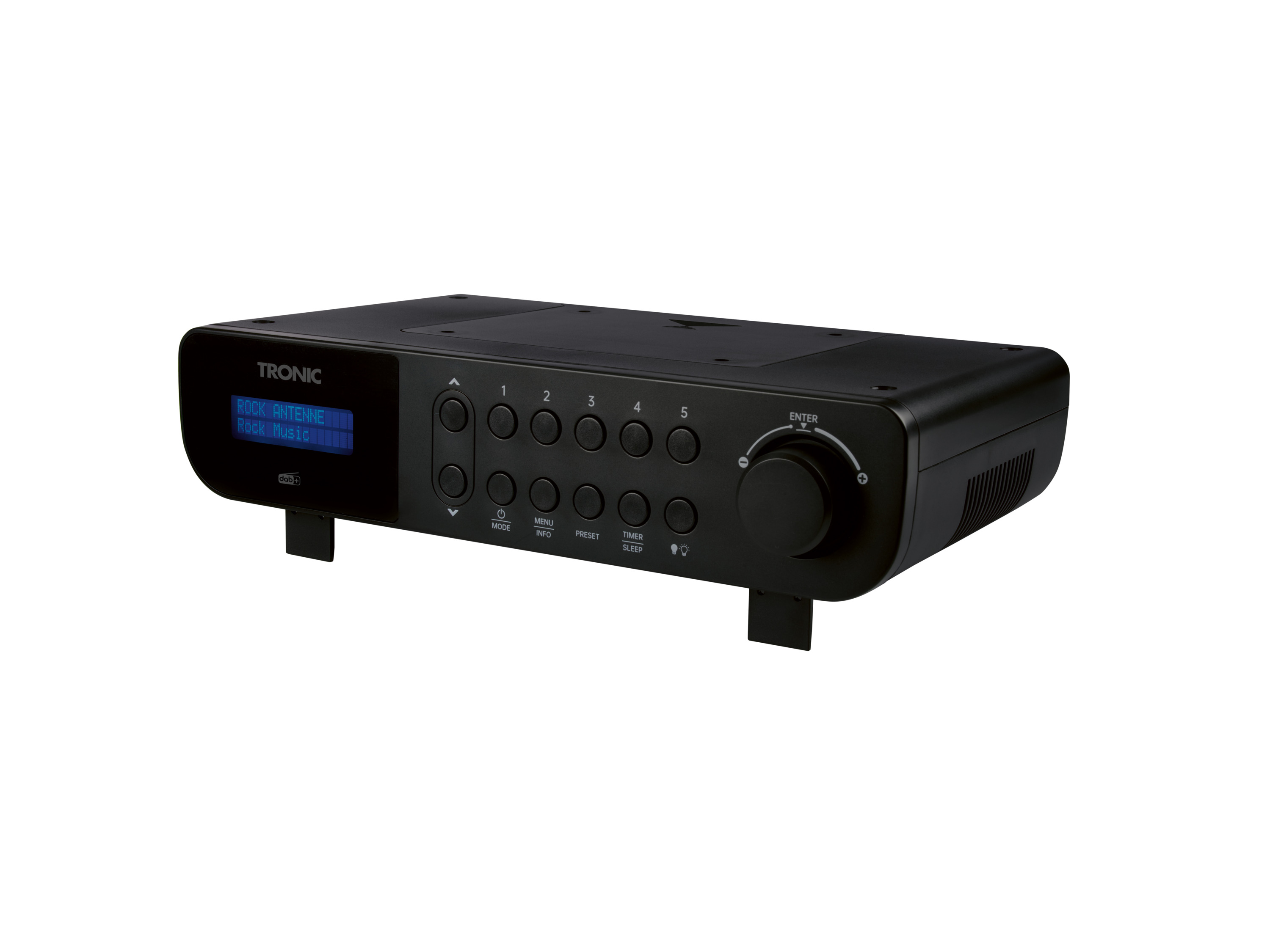 TRONIC® Unterbau Küchenradio DAB+ TKR 3W D7 (Schwarz)