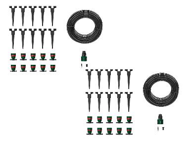 PARKSIDE® Sprinkler-Set 15m 2er Set (Gesamtlänge 30m)