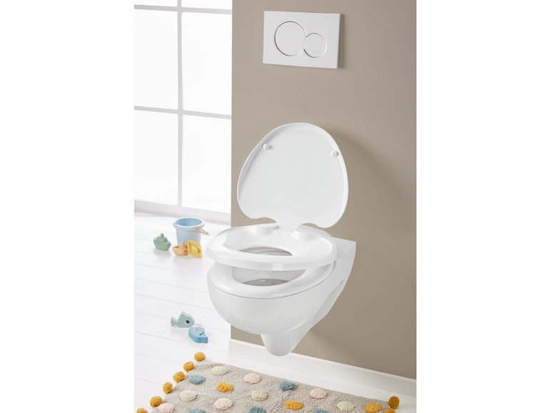 Gehe zu Vollbildansicht: LIVARNO home WC-Sitz mit integriertem Kindersitz, Absenkautomatik - Bild 2