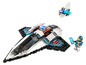 LEGO City Raumschiff mit Astronaut und kleinem Flugzeug.