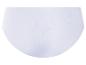 Weiße, gerippte Damen-Unterhose.