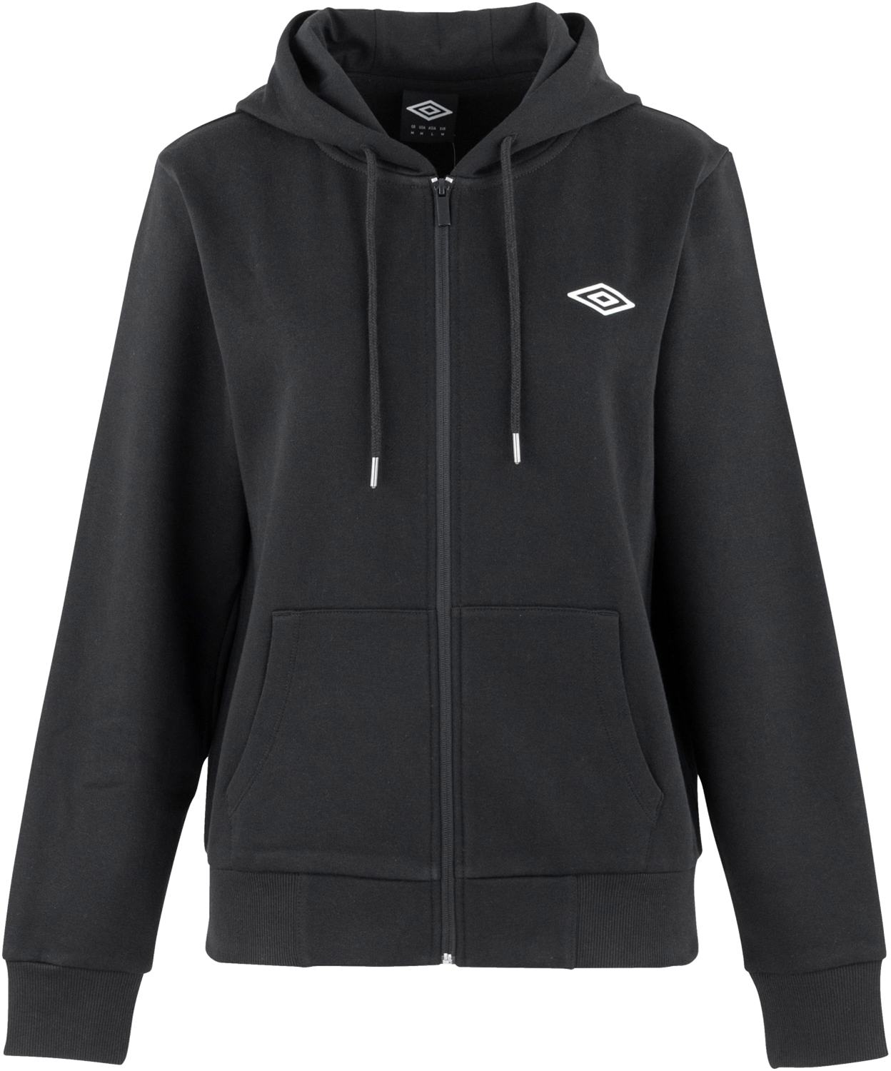 UMBRO Damen Sweathoodie/Sweatjacke (Schwarz, M)""