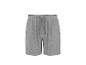 Graue Herren-Sweatshorts mit verstellbarem Bund.