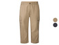 Beige Cargohose mit Taschen.