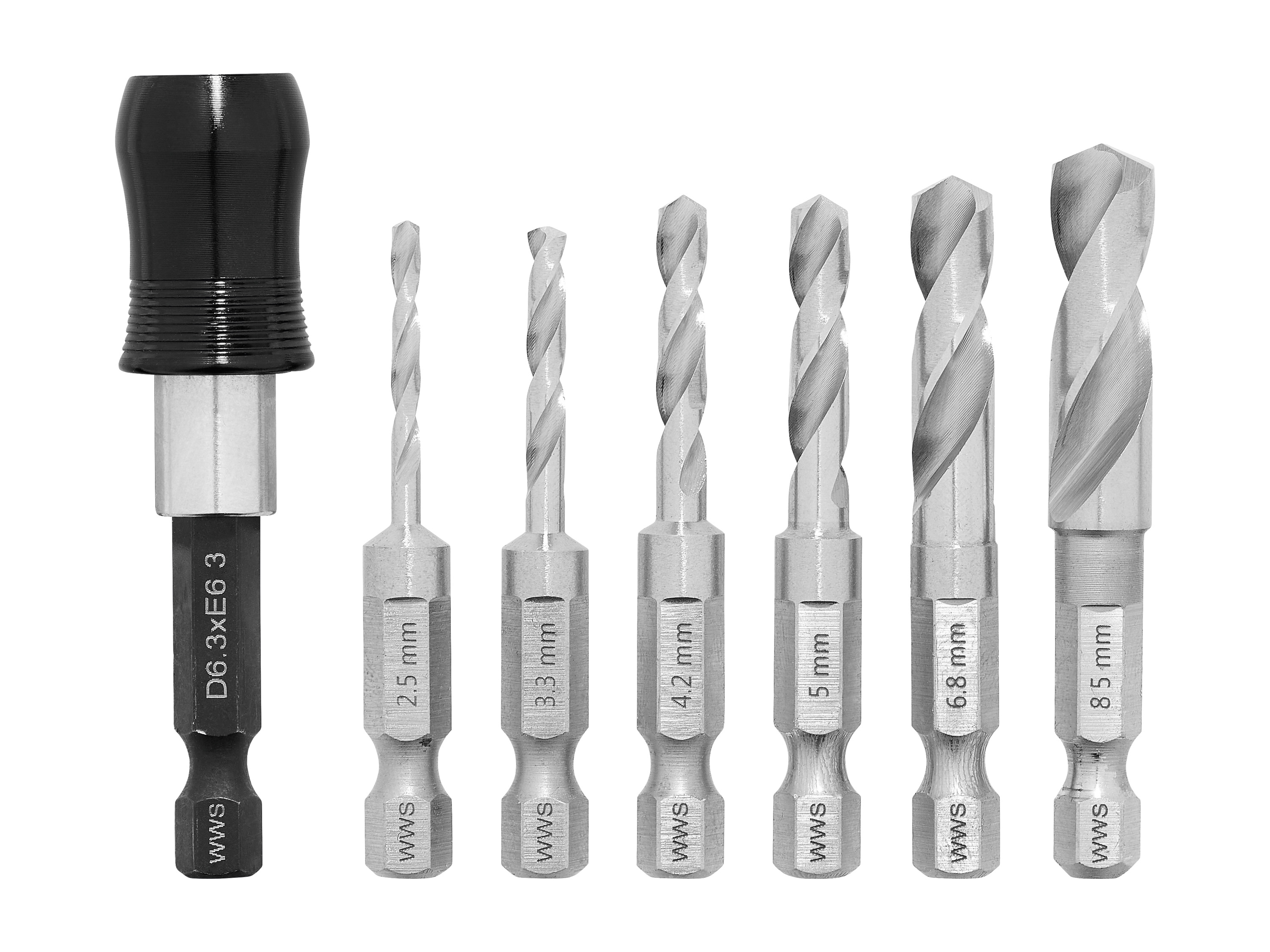 Thumbnail - PARKSIDE® Kegelsenker-Set 7-tlg. / HSS Bohrer-Set 7-tlg. (Kegelsenker Sechskant)