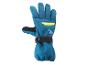 Blaue Crivit Winterhandschuhe mit gelben Details.