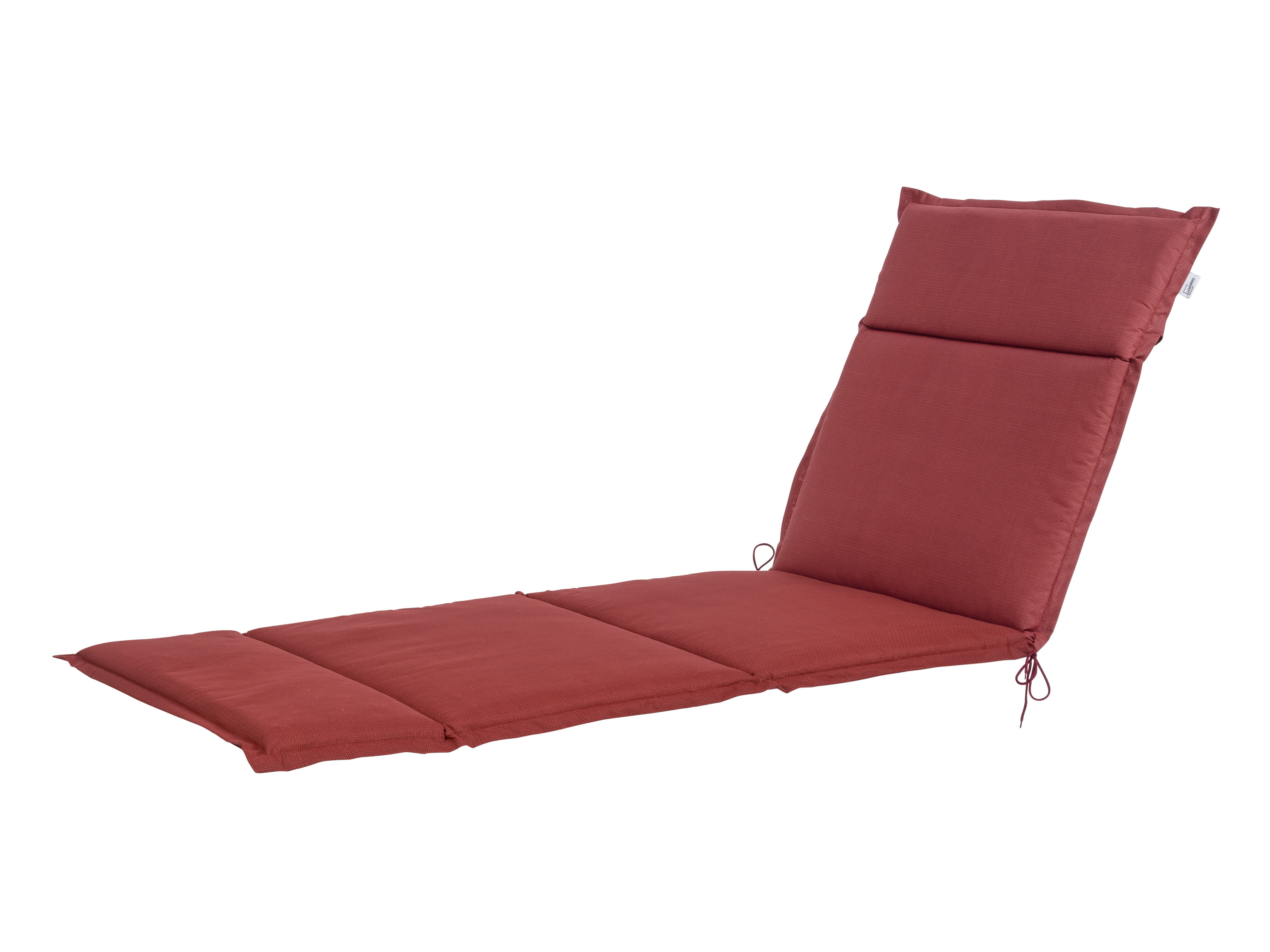 LIVARNO® Polsterauflage Houston Liege mit Stehsaum 4cm (Rot)