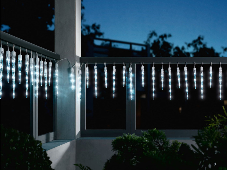 Gehe zu Vollbildansicht: LIVARNO home Eiszapfen-Lichterkette, 128 LEDs - Bild 8