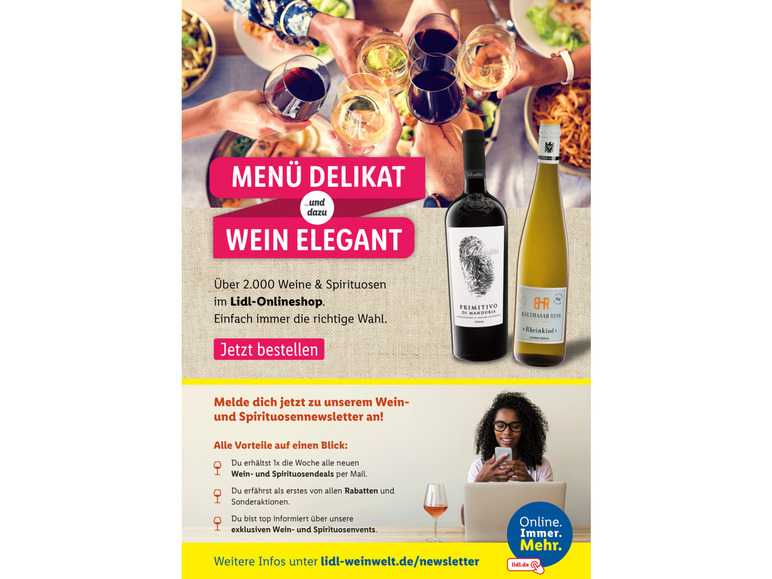 Gehe zu Vollbildansicht: Weinpaket Digitale Weinprobe Live-Entkorkt „Sommerparty" - Bild 3