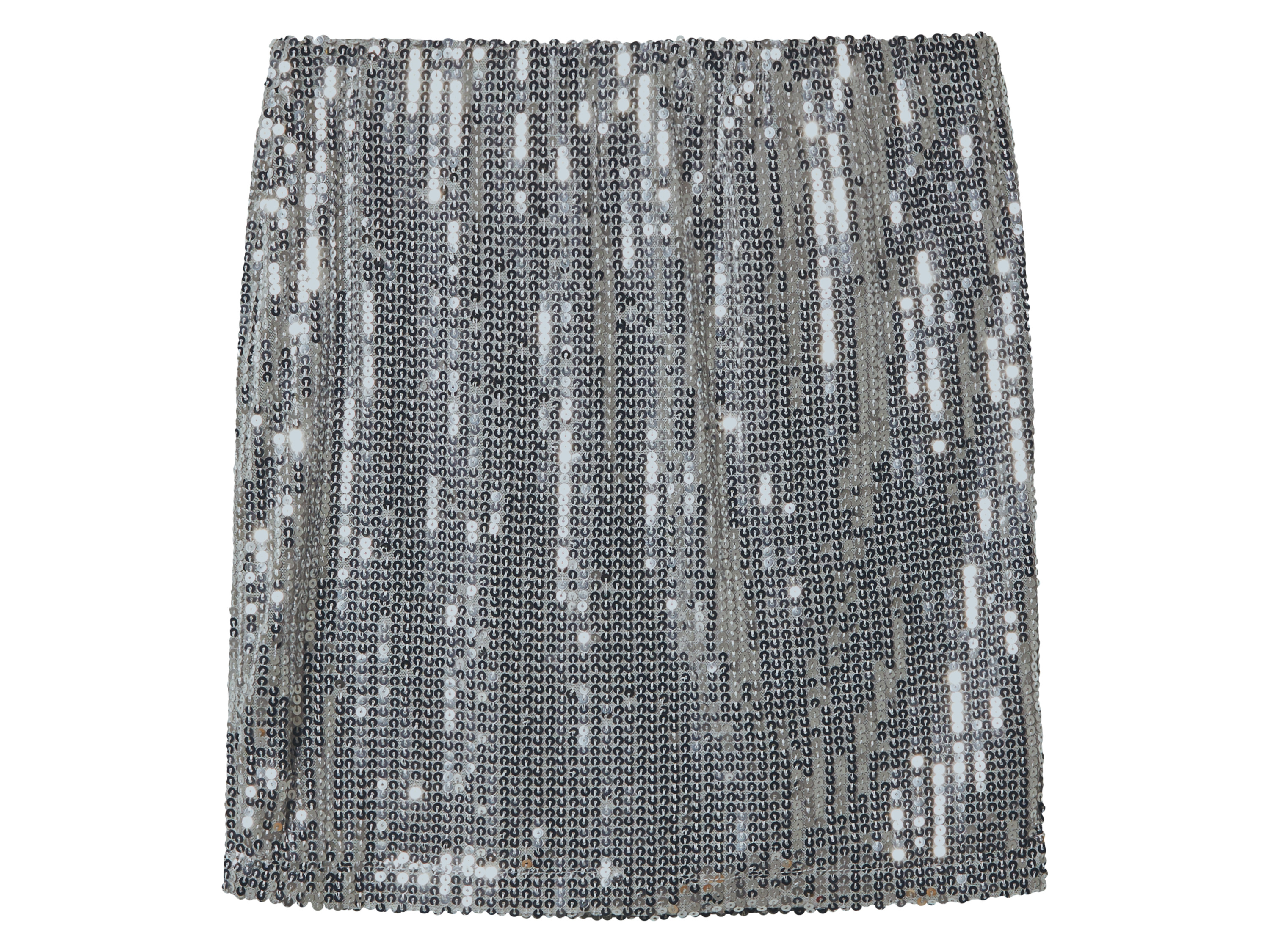 Thumbnail - esmara® Damen Pailletten-Minirock (Silber, XS(32/34))