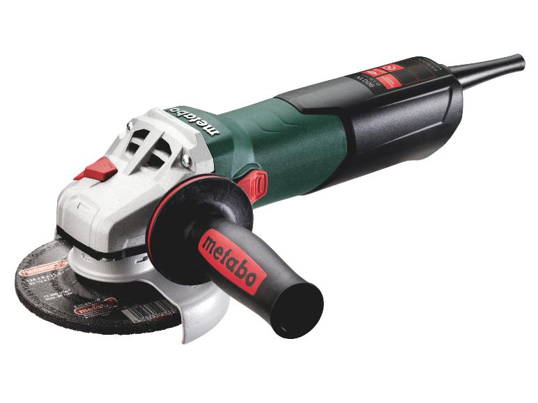 Metabo 900W Winkelschleifer mit Trennscheibe, Seitenhandgriff und Netzkabel