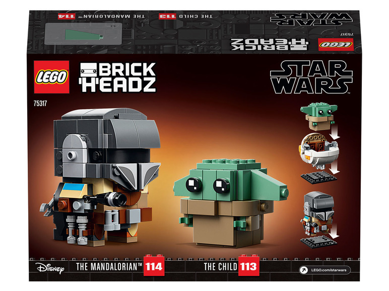 Gehe zu Vollbildansicht: LEGO® Star Wars 75317 »Der Mandalorianer™ und das Kind« - Bild 9