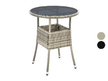 Juskys Polyrattan Gartentisch »Yoro« rund