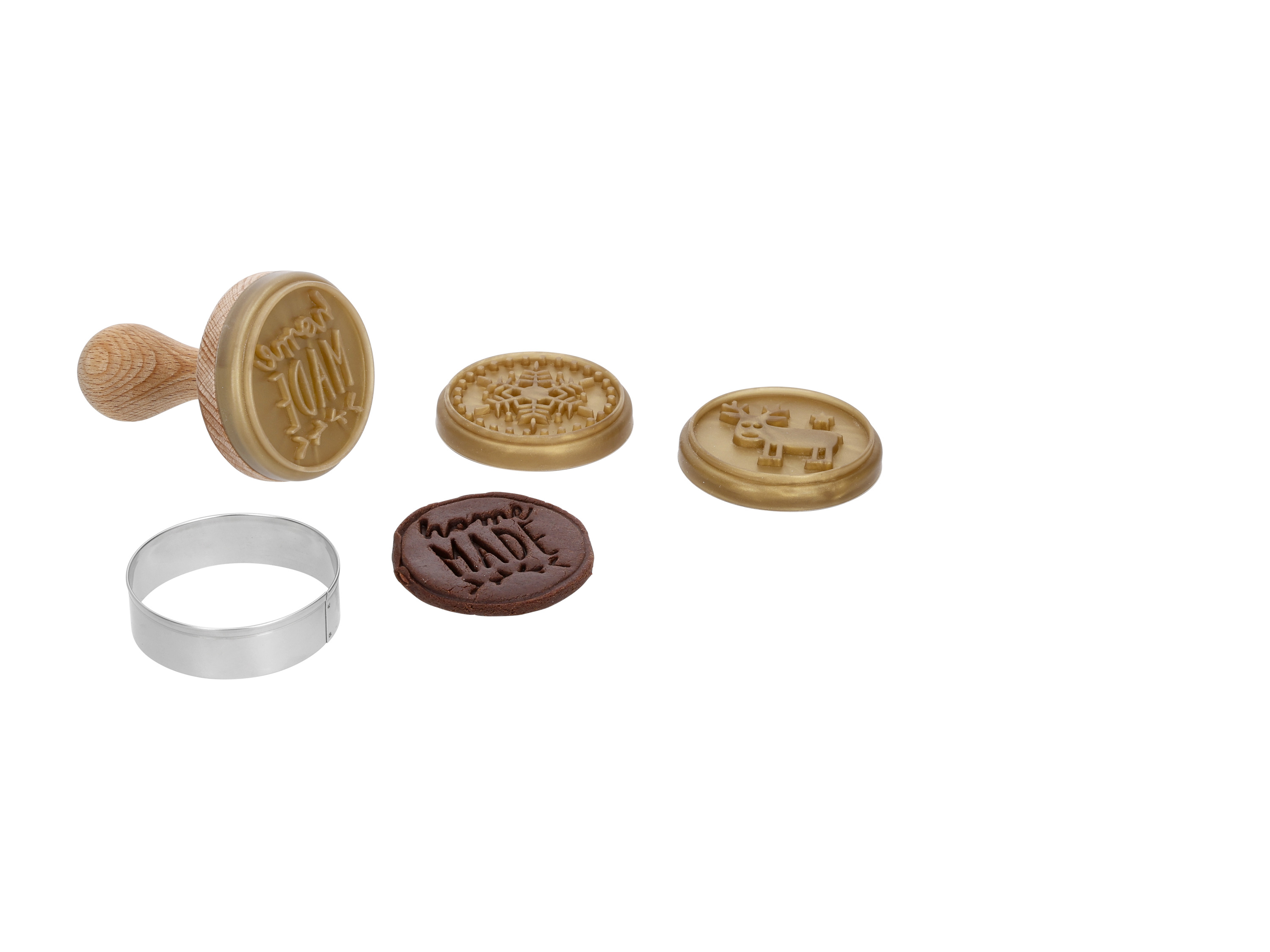 Thumbnail - SILVERCREST® Plätzchenausstecher-Set / Keksstempel-Set / Figuren-Ausstecher-Set / Ausstechformen-Set  (Plätzchen-Stempel...