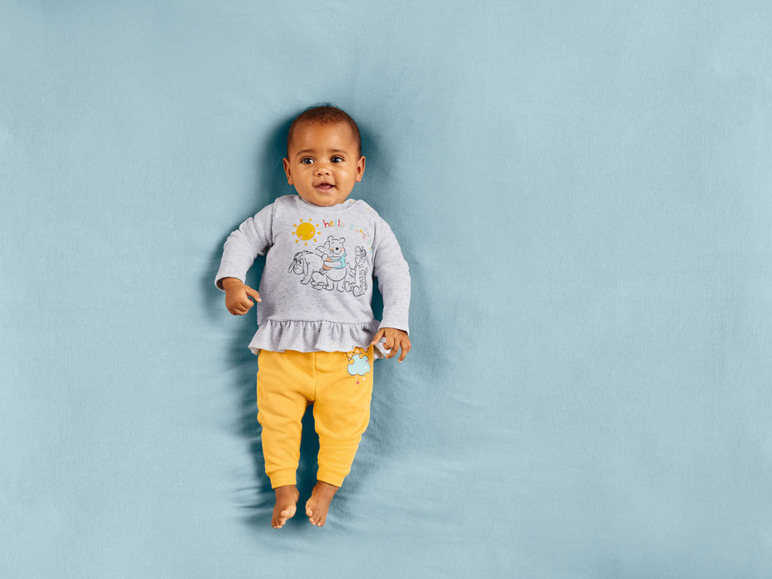 Gehe zu Vollbildansicht: Baby Mädchen Jogginganzug, 2-teilig, mit Baumwolle - Bild 10