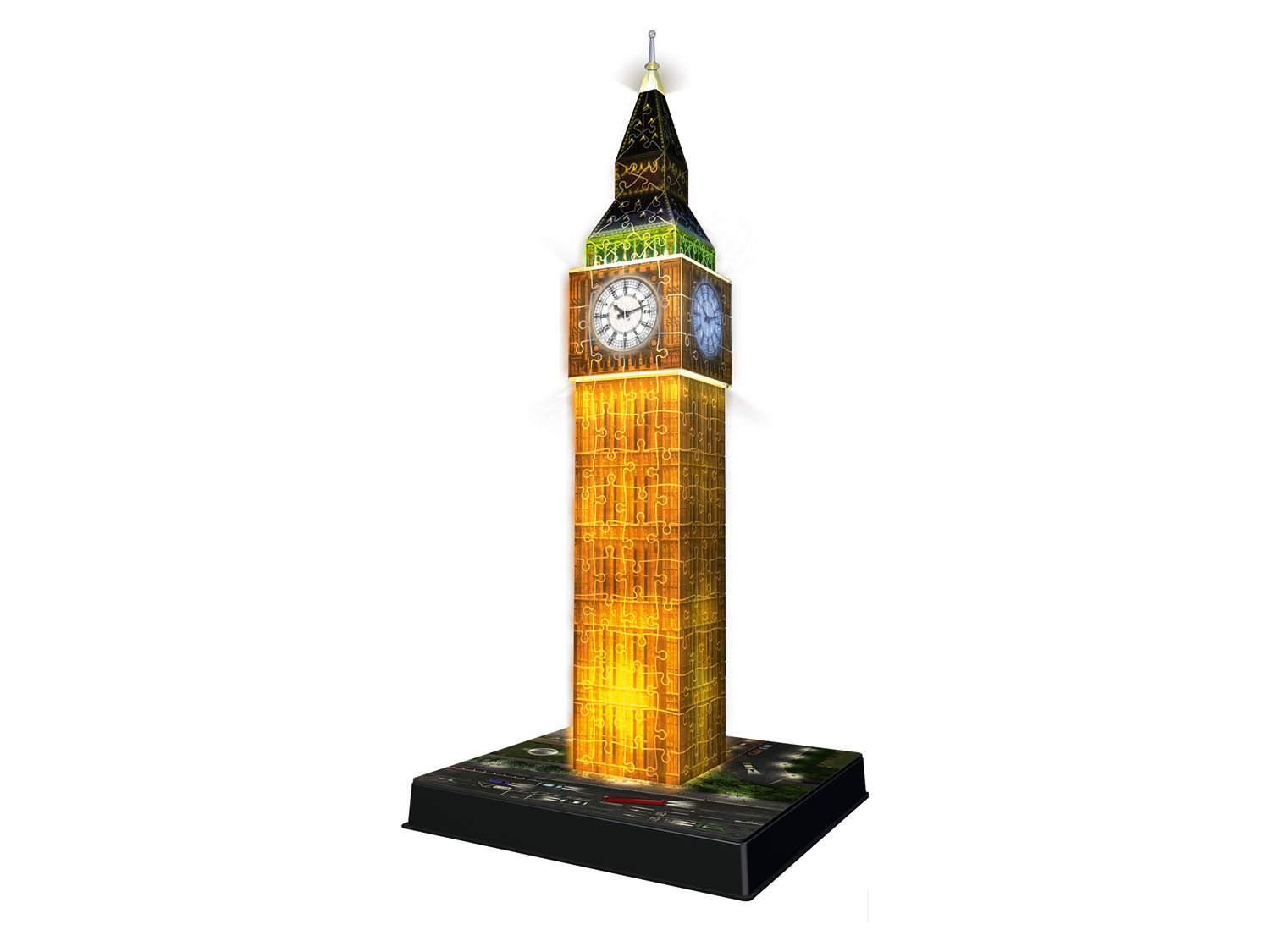 Thumbnail - Ravensburger 3D Puzzle Gebäude leuchtend (Big Ben bei Nacht)