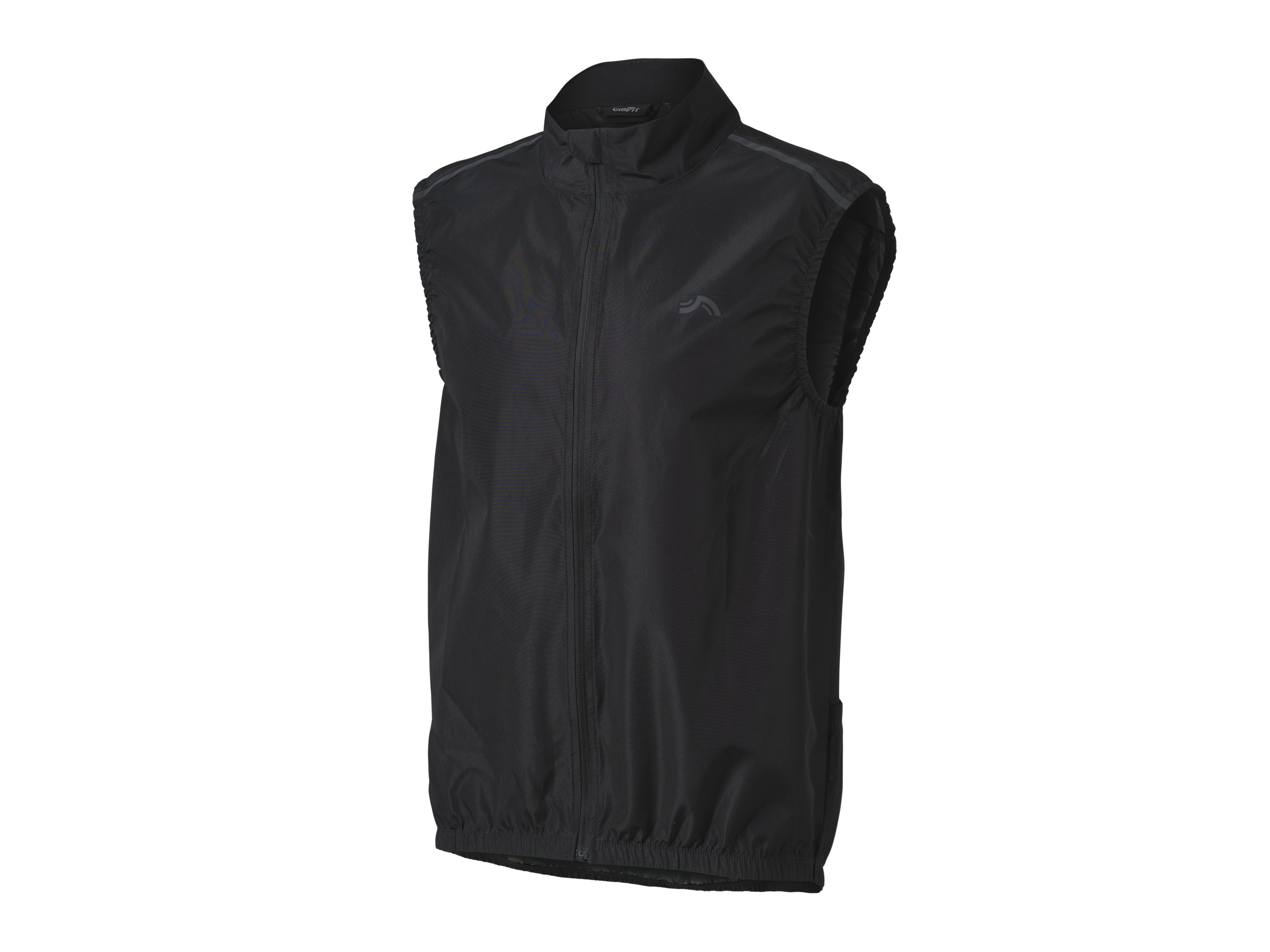 CRIVIT Herren Funktionsweste (Schwarz, M (48/50))