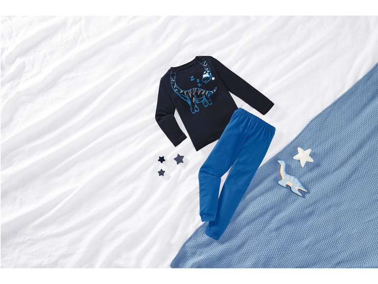 Gehe zu Vollbildansicht: lupilu® Kinder Pyjama mit Rundhalsausschnitt - Bild 2