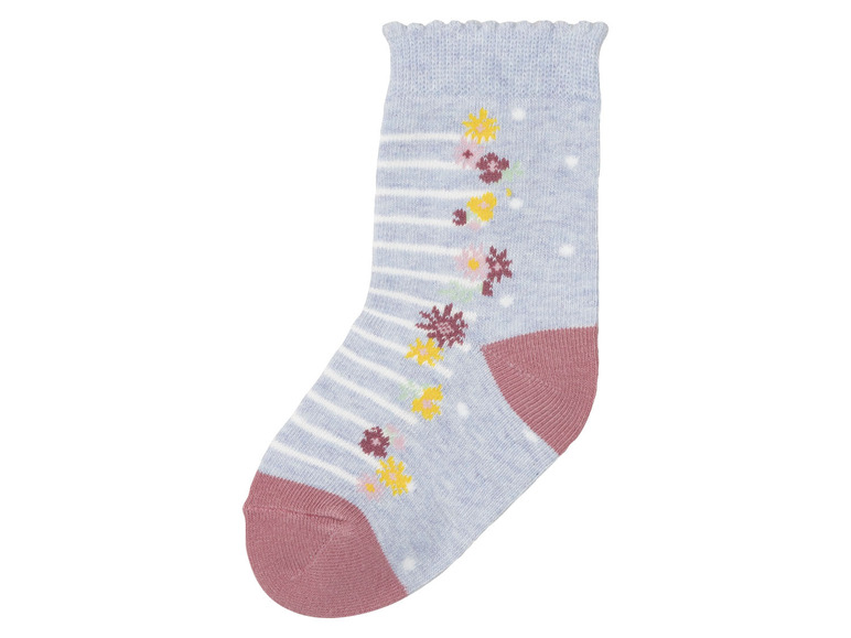 Gehe zu Vollbildansicht: lupilu® Kleinkinder Mädchen Socken, 7 Paar, mit Bio-Baumwolle - Bild 15