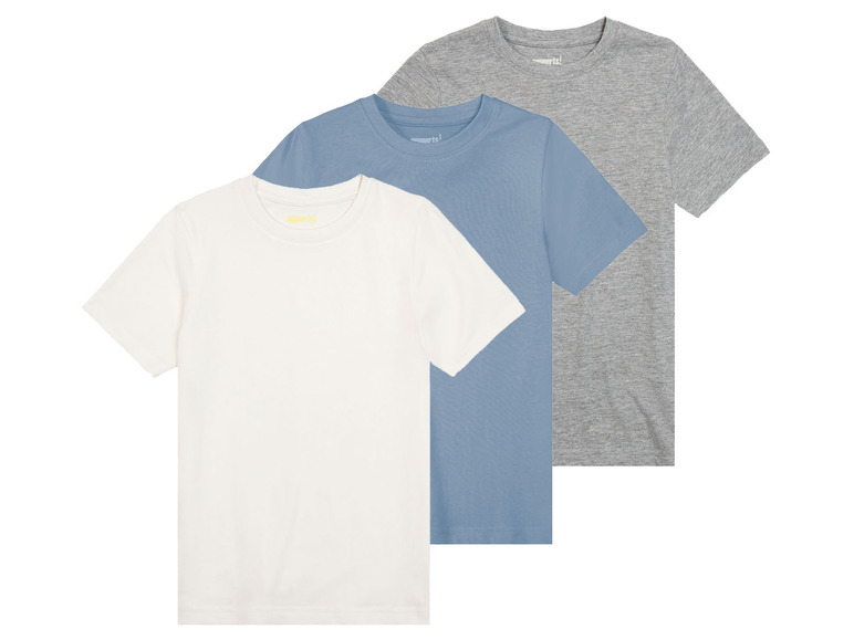 Gehe zu Vollbildansicht: PEPPERTS® Kinder Jungen T-Shirts, 3 Stück, mit Rundhalsausschnitt - Bild 2