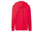 Ein roter Hoodie mit Kapuze.