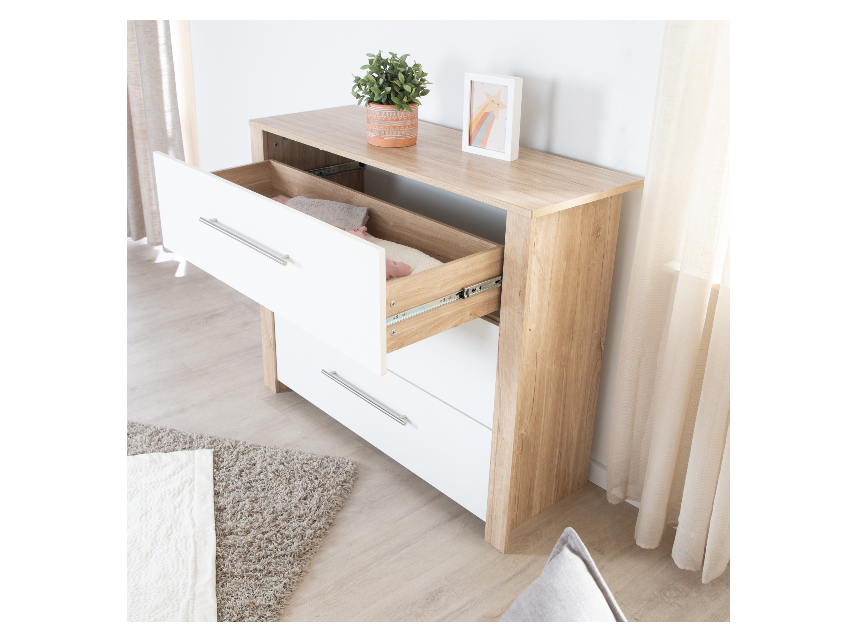 Thumbnail - roba Wickelkommode »Malo«, inkl. Wickelansatz