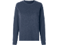 Dunkelblaues Langarmshirt aus Fleece