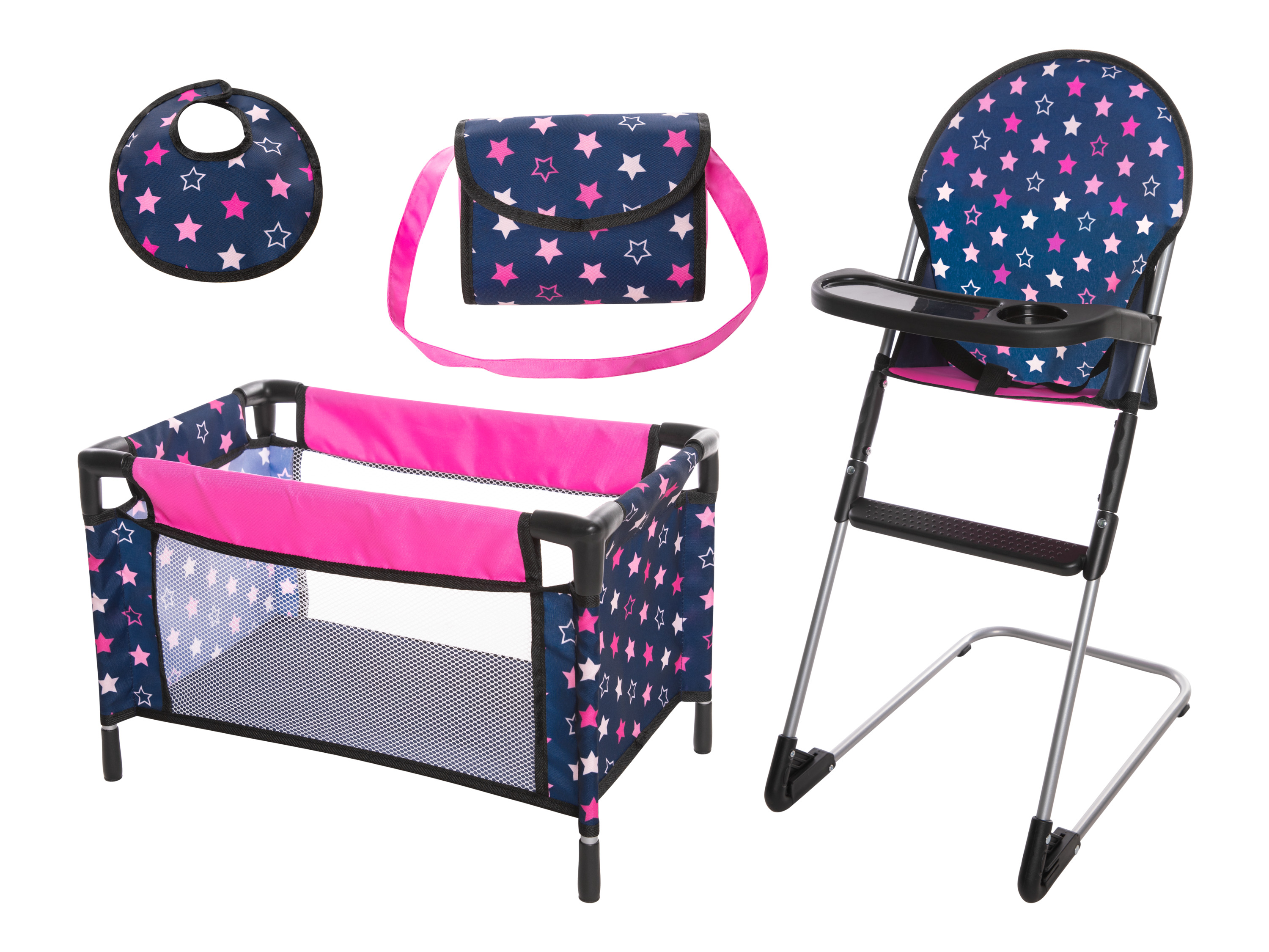 Bayer Design Puppenwagen / Puppenbett (Zubehörset) | 04003336417388