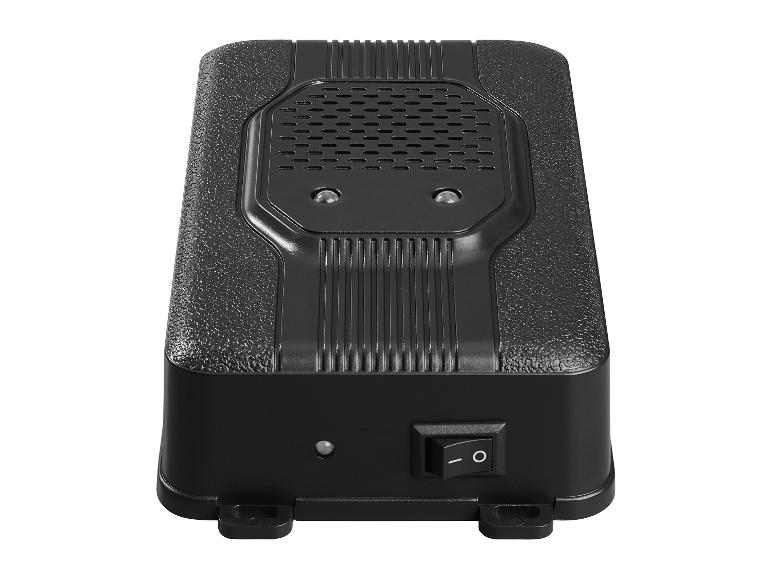 Schwarzer Ultraschall-Schädlingsvertreiber mit Ein-/Ausschalter