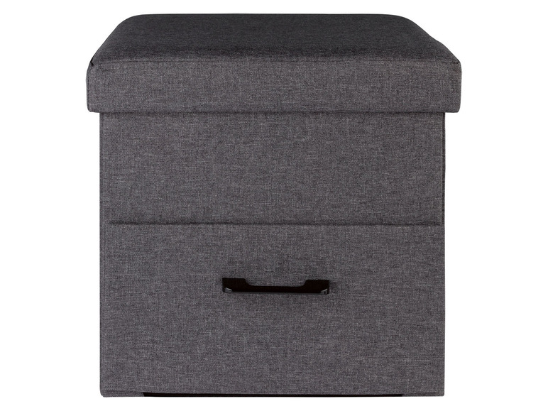 Gehe zu Vollbildansicht: LIVARNO home Sitzhocker, mit Innenfach und Schublade, faltbar - Bild 4