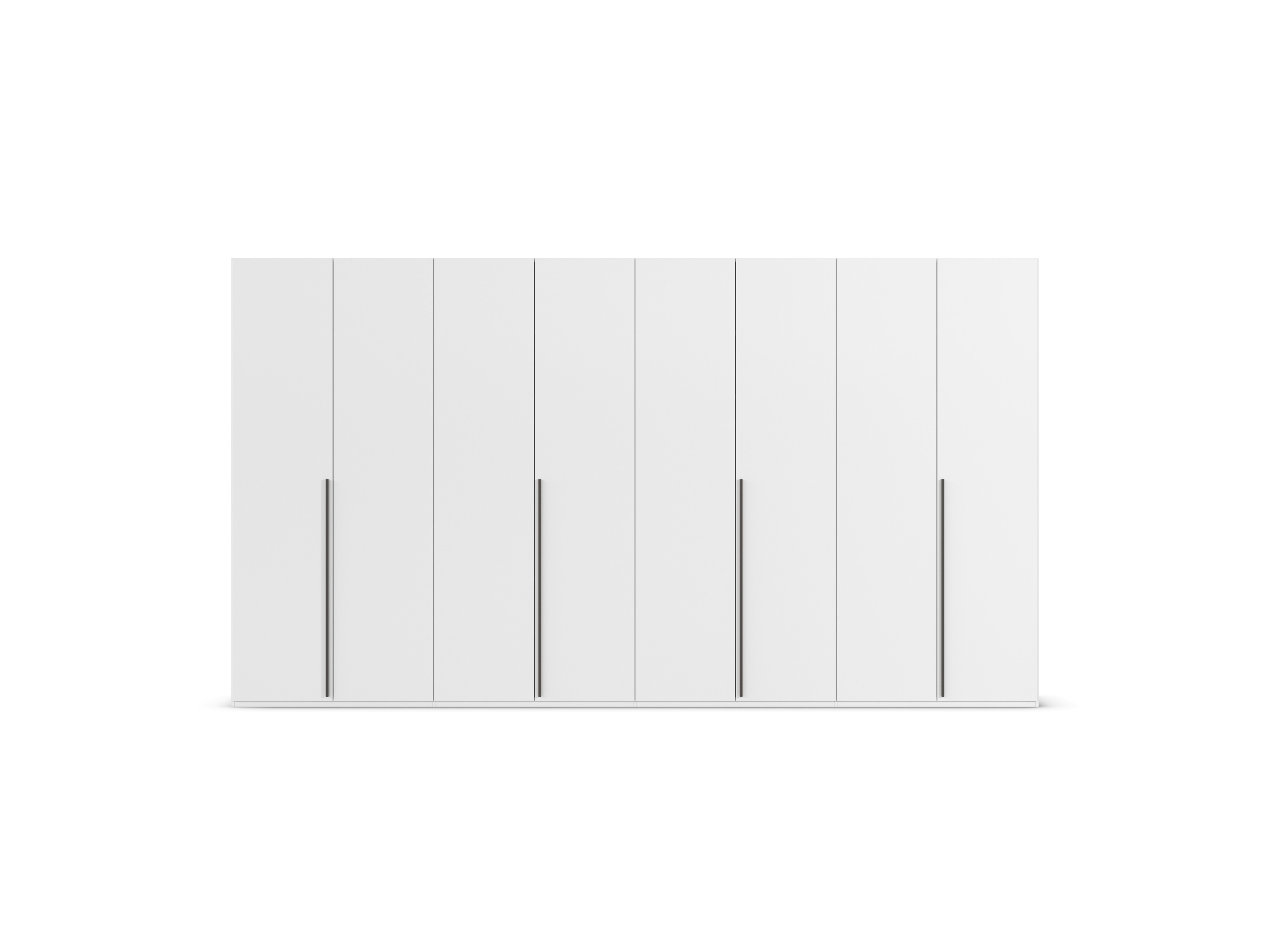 RAUCH ORANGE Montclar Drehtürenschrank (Premium-Zubehör, Weiß, Griffe Grau, Breite 400 cm / Höhe 223 cm) – Bild 4 von 4
