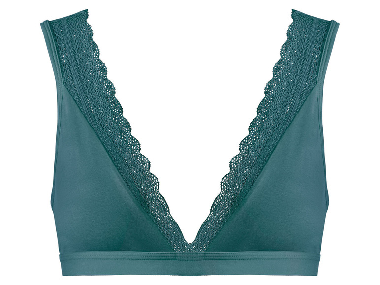Go to full screen view: ESMARA® women's bralette, without underwire, with lace - Image 2