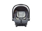 Ein Graco Babyautositz in Grau und Weiß