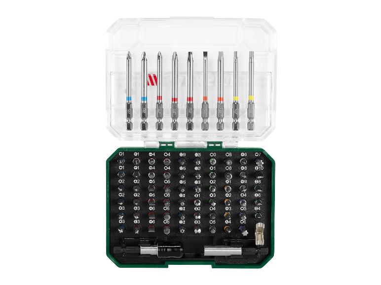 Schraubendreher-Set mit verschiedenen Bits und Präzisionsschraubendrehern.