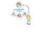 Babymobile mit Tierfiguren und Lichtprojektion.