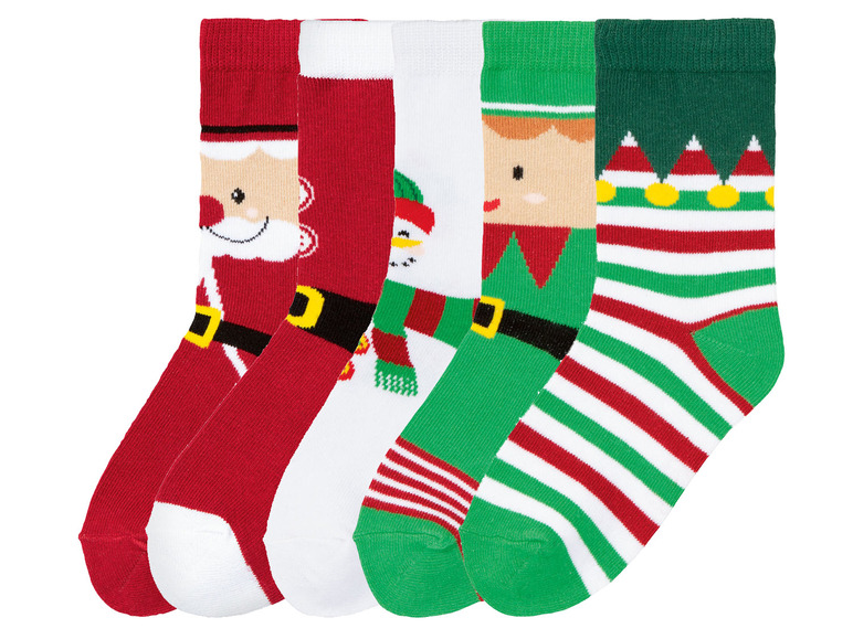Gehe zu Vollbildansicht: pepperts!® Kleinkider/Kinder Socken, 5 Paar, mit Weihnachtsmotiv - Bild 13