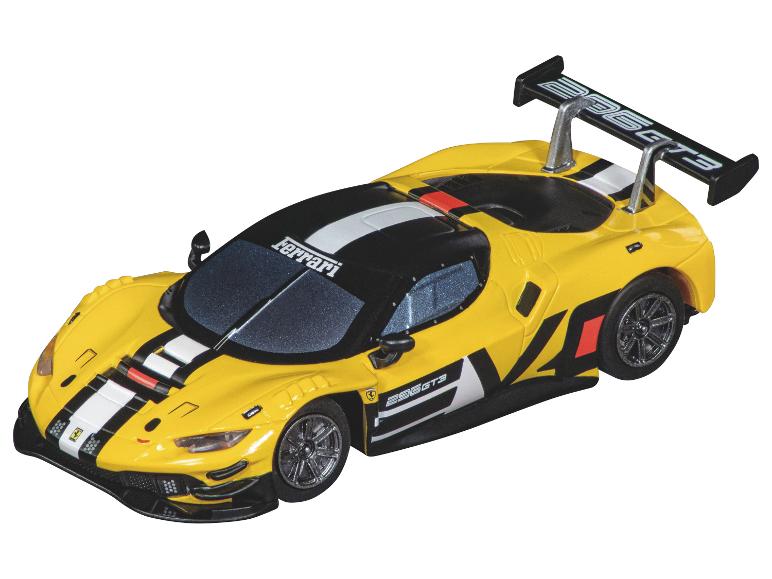 Gelb-schwarzes Carrera Speedcore Challenge Spielzeug-Rennauto