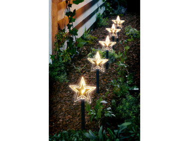 5x LED Solar Leuchten Lotos Blume Erdspieß Schmetterling Außen Garten  Farbwechsel Steck Libellen Lampe