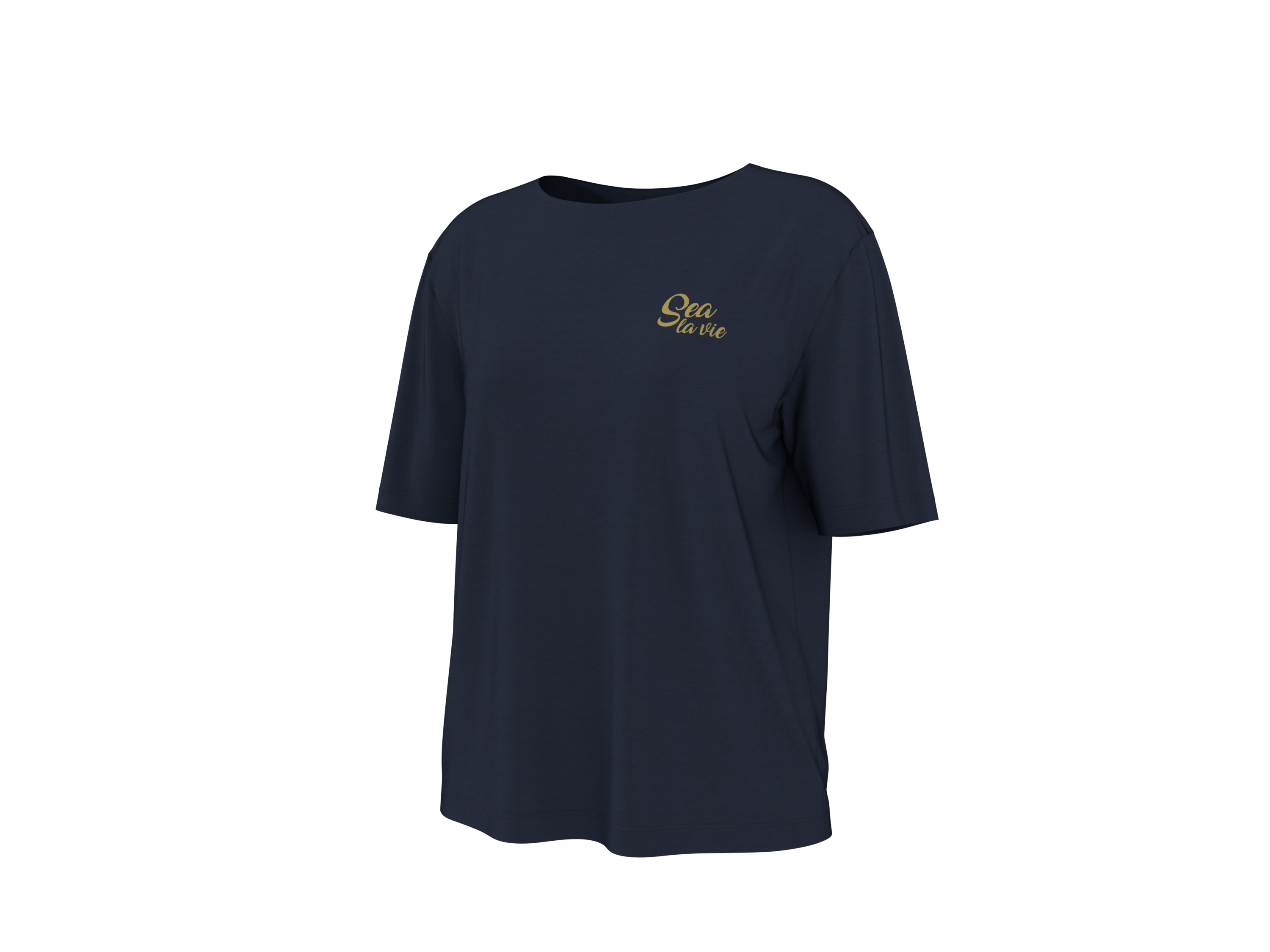 ESMARA® Damen T-Shirt (Navy, XS(32/34))
