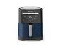 Tefal Easy Fry & Grill XXL Heißluftfritteuse und Grill in Blau und Schwarz.
