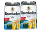 Zwei 5-Liter Krombacher Pils Fässer mit Zapfsystem.