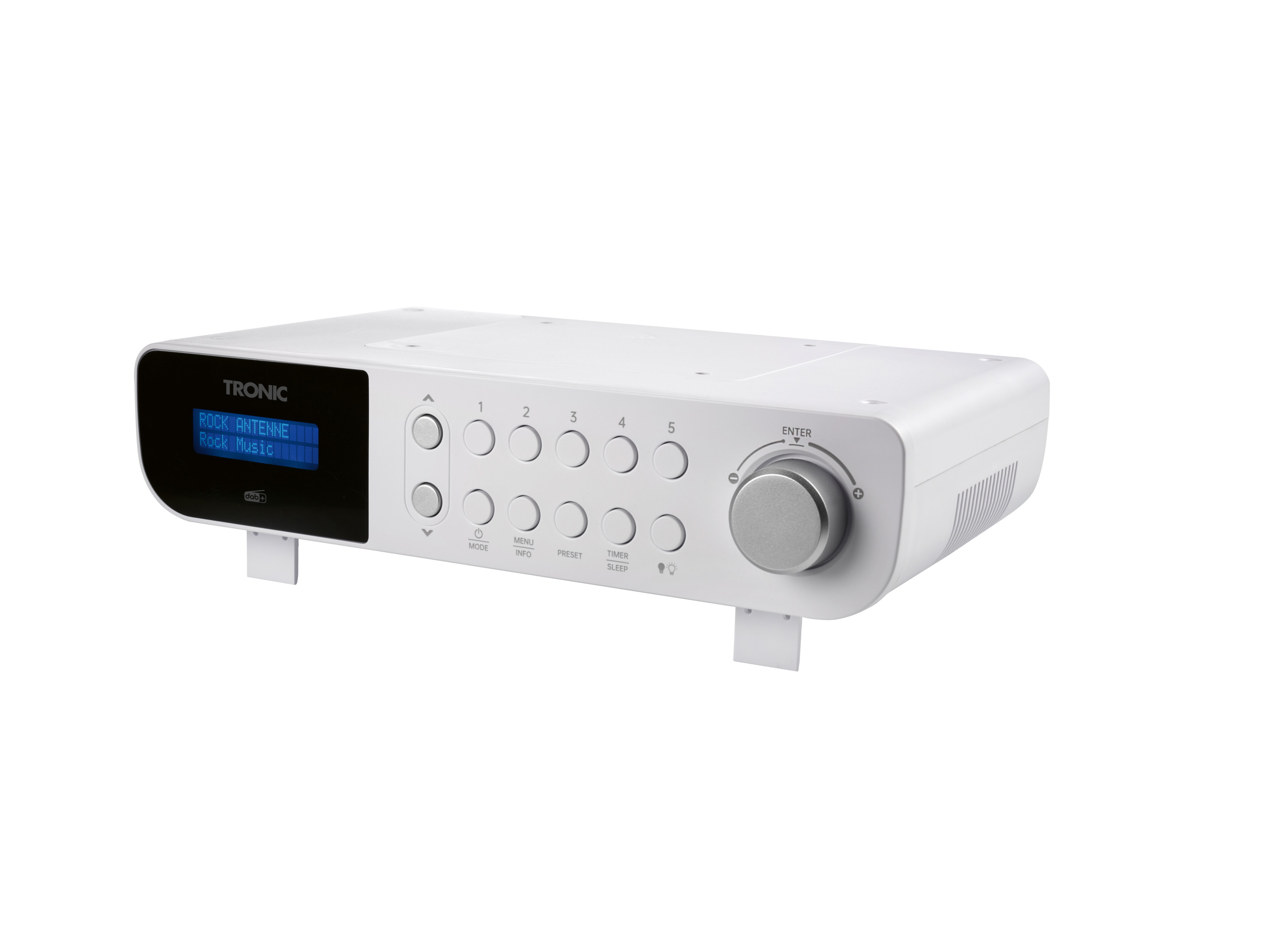 TRONIC® Unterbau Küchenradio DAB+ TKR 3W D7 (Weiß)