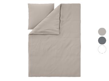 LIVARNO® Mikrofaser-Washed-Bettwäsche, 155 x 220 cm