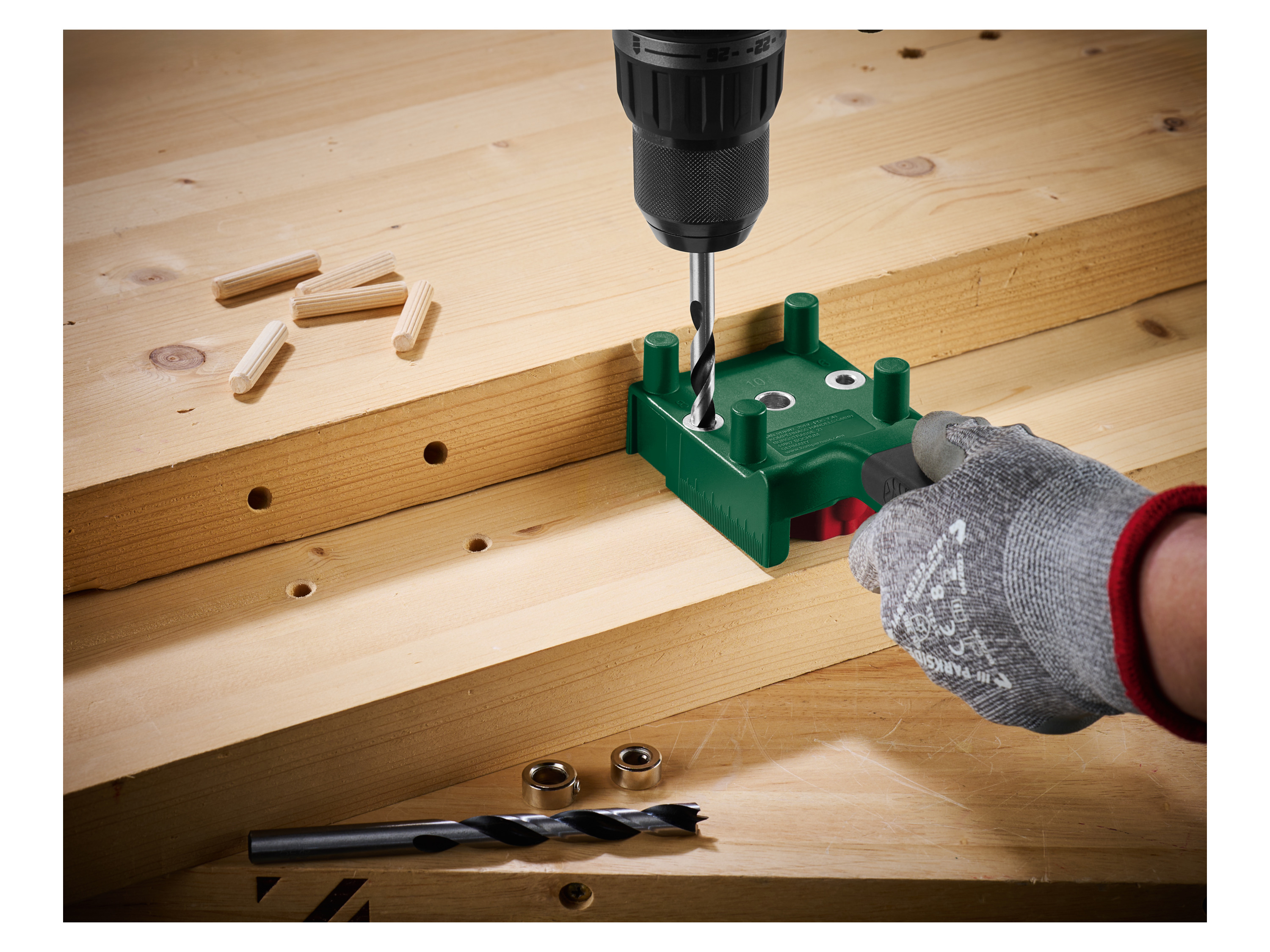 PARKSIDE® Bohrschablonen-Set / Bohr- und Dübel-Set – Bild 2 von 4