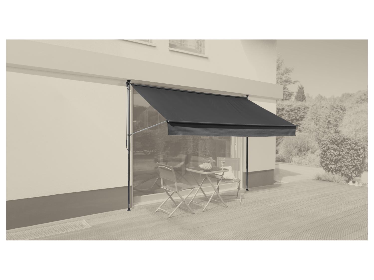 LIVARNO Klemmmarkise 300 x 150, anthrazit | Lidl