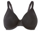 Ein schwarzer BH mit glatten Cups.