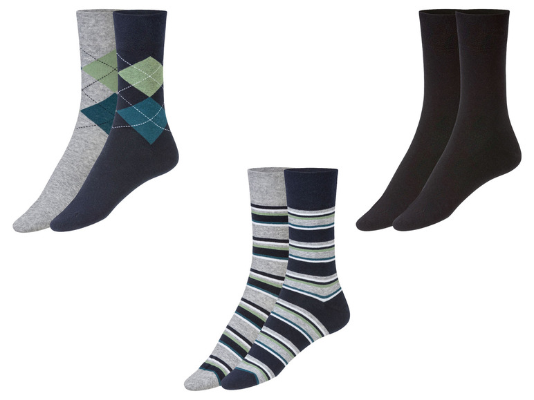 Gehe zu Vollbildansicht: LIVERGY® Herren Socken mit Komfortbund, 2 Paar - Bild 1